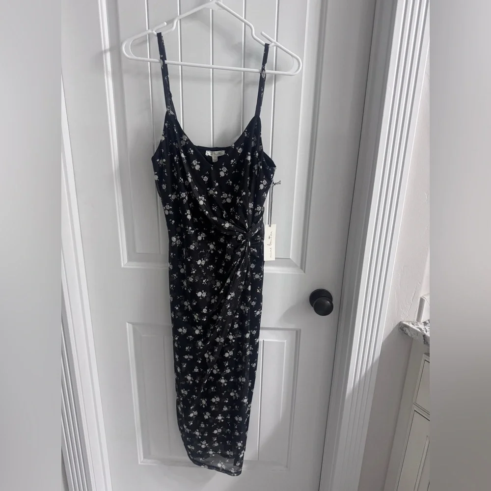 Nine Britton Vivian Knit Mesh Midi Dress - Picture 10 of 12